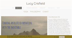 Desktop Screenshot of lucycrisfield.com